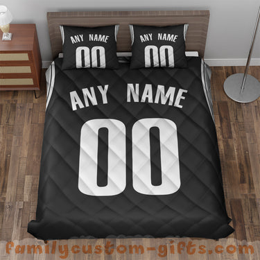 Custom Quilt Sets Brooklyn Jersey Personalized Basketball Premium Quilt Bedding for Boys Girls Men Women